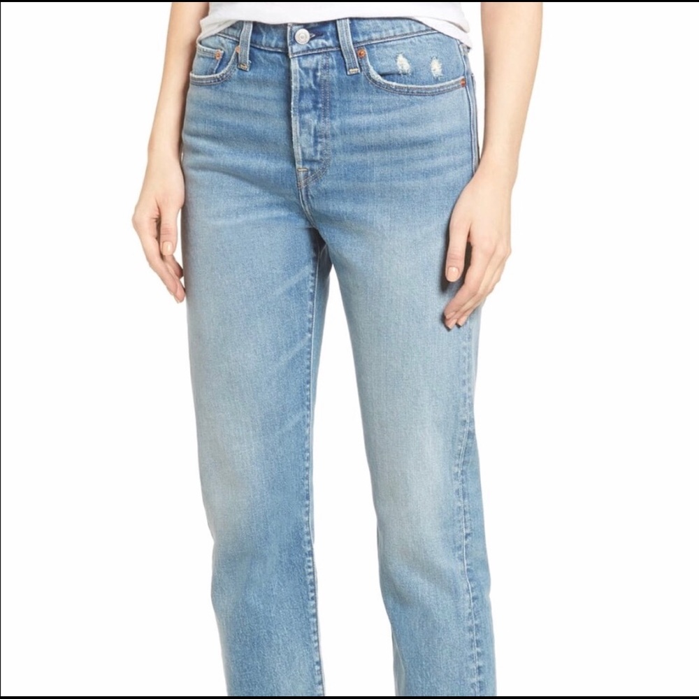 Levi’s Wedgie Straight Jeans in Rough Tide